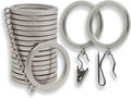 BlastHome® Luxury Curtain Rings – Premium Metal by BlastHome