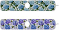 Purple Hydrangea Herb Vintage Blue Sink Mat by Tatenale