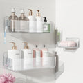 Nieifi Adhesive Shower Shelves, 3 Pieces by Nieifi