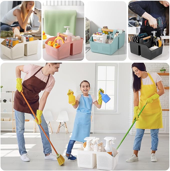 Plastic Shower Caddy Portable Shower Basket - Image 7