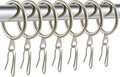 Hotop 30 Pcs Metal Drapery Curtain Rings by HOTOP