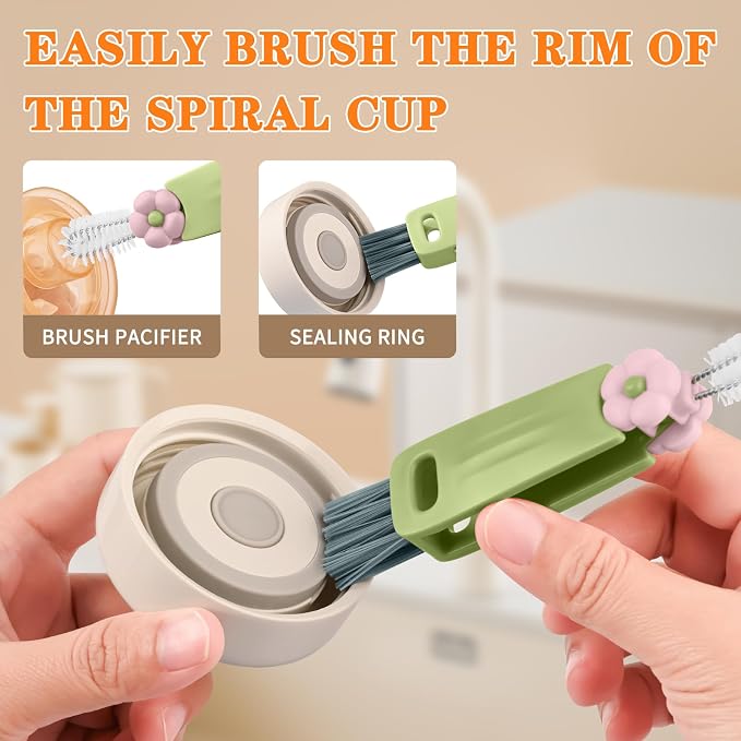 3 in 1 Cup Lid Gap Cleaning Brush Set, Cup Lid Gap Cleaner, Home Kitchen - Image 6