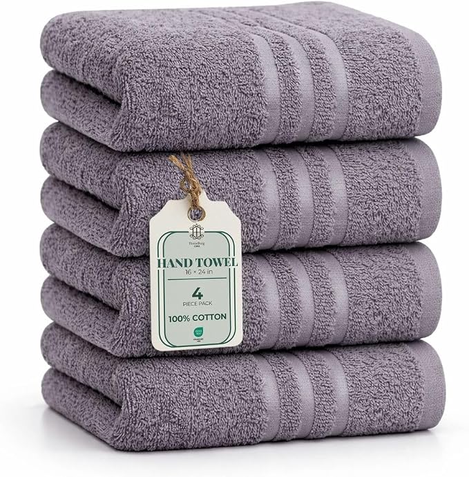 CORE 4-Piece Cotton Hand Towels by HomeBurgTowels