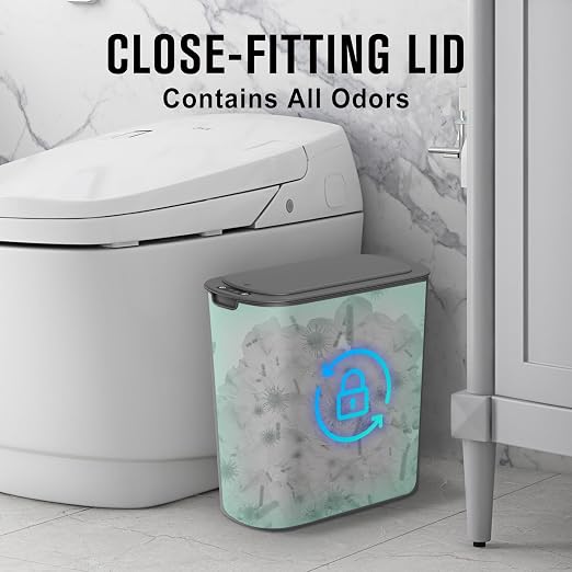 Cesun Automatic Small Bathroom Trash Can - Image 4