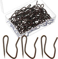 Outus 58 Pack Metal Curtain Hooks Pin-On Drapery 1.2x1, by Outus