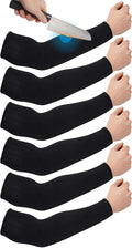 Neer 3 Pairs Cut Resistant Arm Sleeves Level 5 Arm Guard Protectors for Welding Gardening Kitchen Thin Skin Bruising Forearm