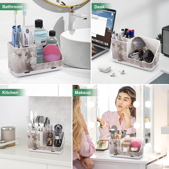 Toothbrush Holders for Bathroom Countertop Organizer | Easy To Clean, Detachable - Image 7