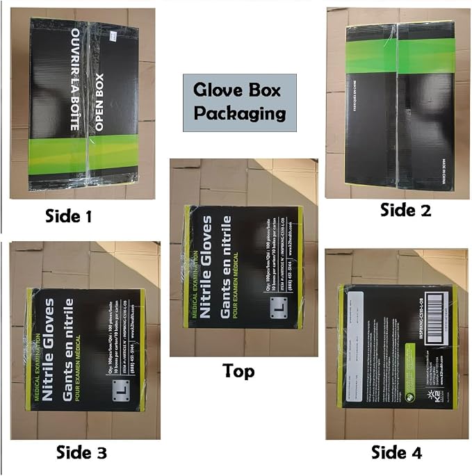 Inspire 6 or 8 Mil HEAVY DUTY Stretch Nitrile Black Gloves Disposable Latex Free - Image 9
