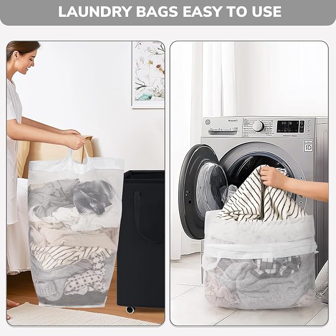 Goodpick 75L Roling Dirty Clothes Hamper - Image 7