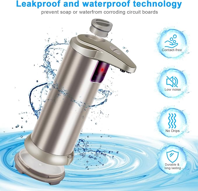 Touchless Soap Dispenser, Automatic Liquid Soap Dispenser - Image 5