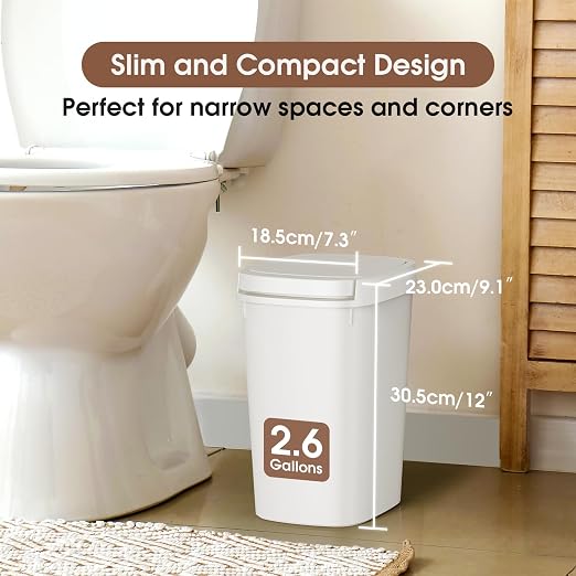 CEROELDA 3 Pack Bathroom Trash Can - Image 2