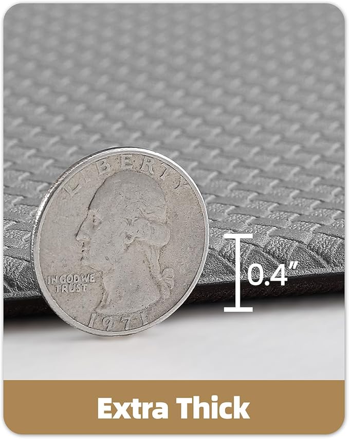 Color&Geometry Anti Fatigue Cushion Kitchen Mat for Floor -24"x71",Wide,Easy Clean, Water & Oil Proof, Anti Slip, Foam Rubber Runner Rug for Front Sink Comfort Standing,Grey