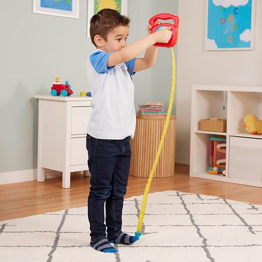 Battat Big Tape Measure Toy, Working Reel, Easy-Hold Handle Tool, 1 Piece - Image 2