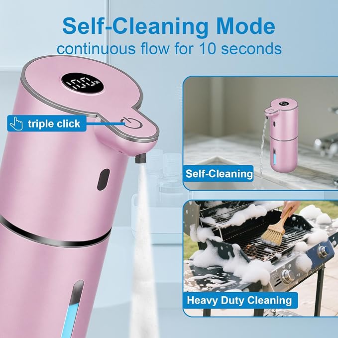 OHIFAST Automatic Foaming Soap Dispenser Touchless, USB Rechargeable Smart Hand - Image 4