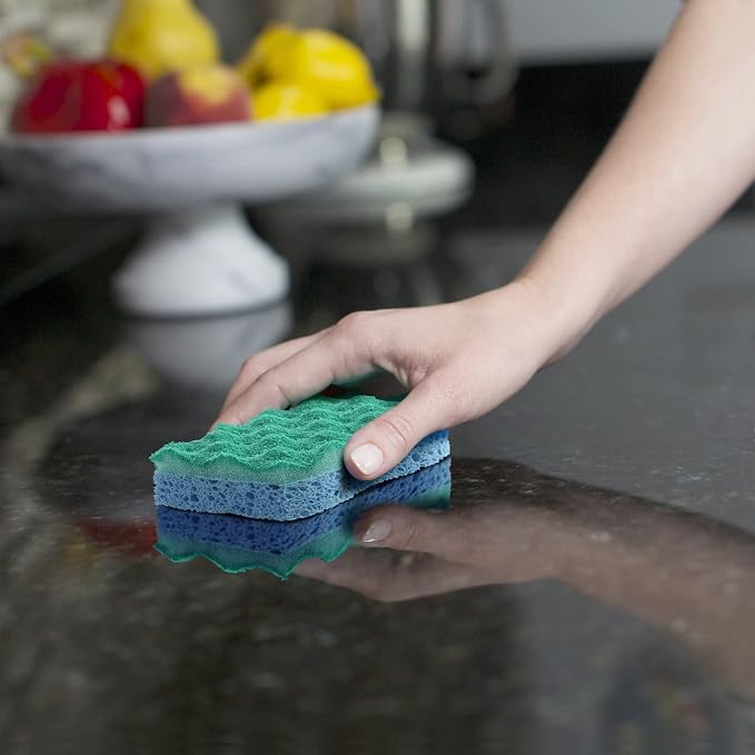O-Cedar Scrunge Multi-Use Scrub Sponge | Non-Scratch, Odor-Resistant, - Image 10
