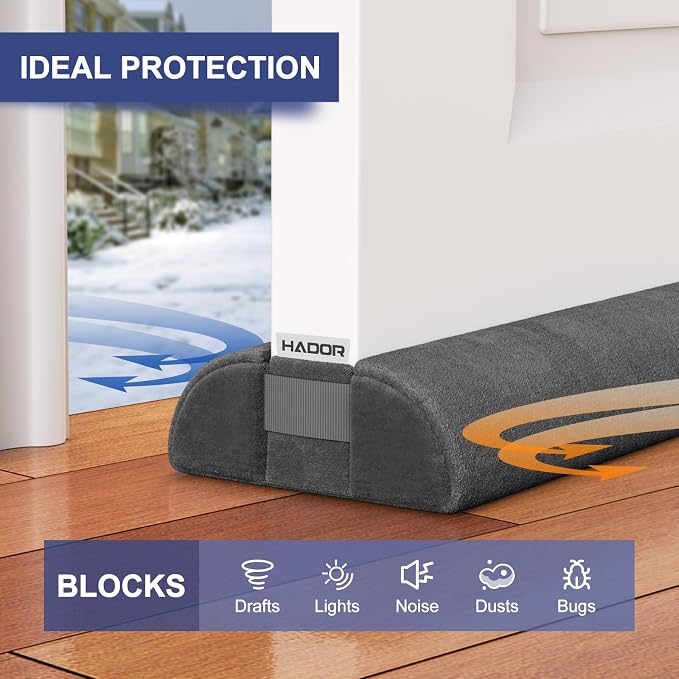 HADOR 2 Pack Door Draft Stopper - Image 3