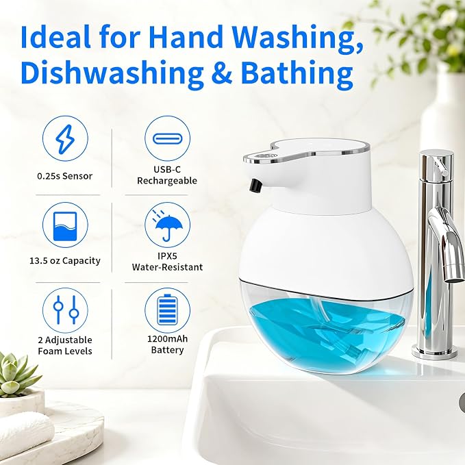 Automatic Foaming Soap Dispenser Touchless | Foam Soap Dispenser - Image 2