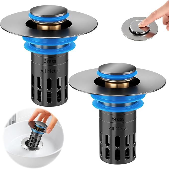 Bathroom Sink Stopper, Pop Up Drain Strainer by Unknown