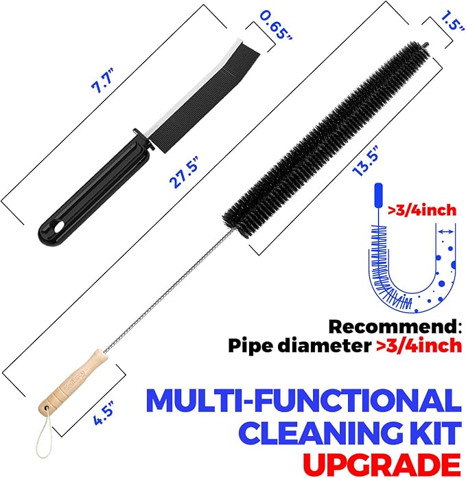 Holikme Dryer Vent Cleaner Kit, Flexible Nylon Bristles - Image 4
