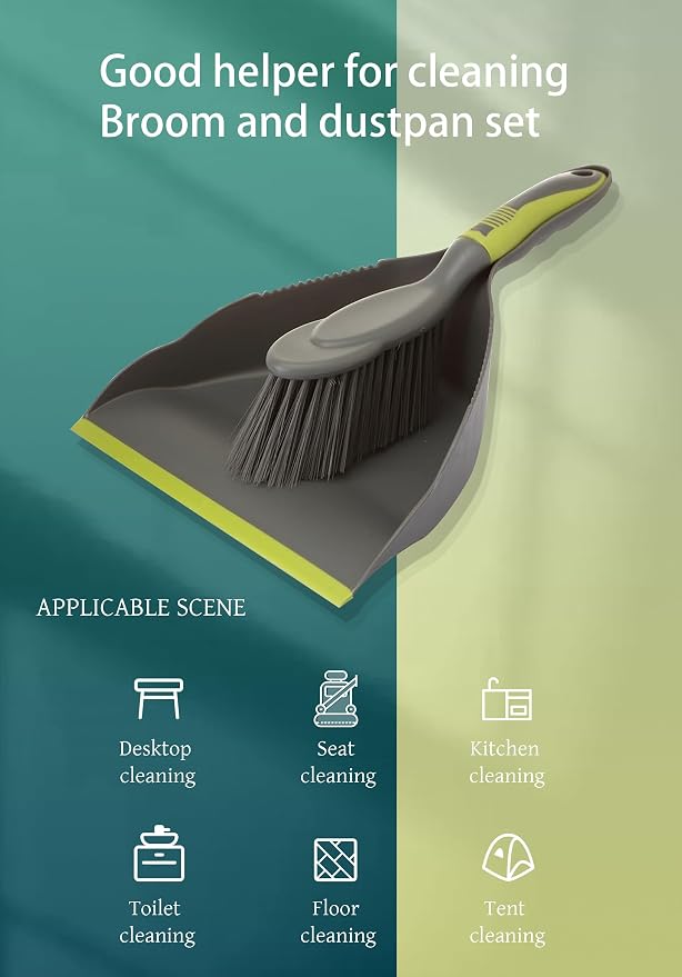 WDDBHSKN Dust pan Broom Dustpan Brush - Image 7