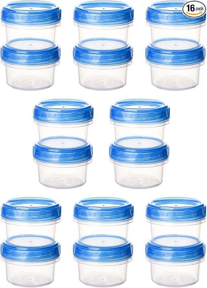 Salad Dressing Containers, Reusable Easy to Open Dressing, Dip Containers to Go by Atecare