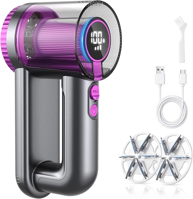 Fabric Shaver Rechargeable, 3-Speed Sweater Shaver by Unknown