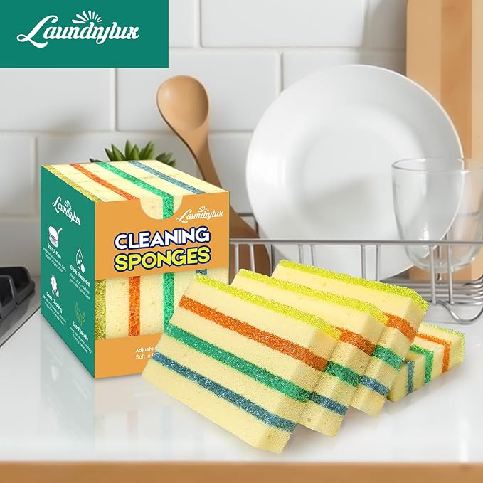 LAUNDRYLUX 4 Pack Scrub Sponge - Image 8