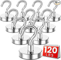 DIYMAG Magnetic Hooks 12pcs 120lbs Cruise Essentials 2026 Magnet Hook by DIYMAG