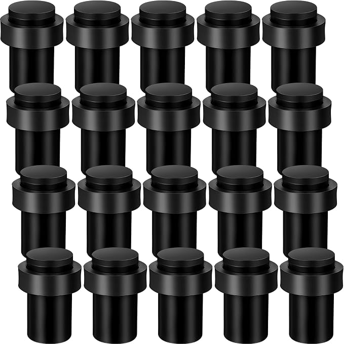 Chumia 30 Pcs Floor Mounted Door Stopper Stainless Steel, Wall Protector by Chumia