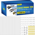 1260in Cord Hider Kit, Cord Covers by YesBes
