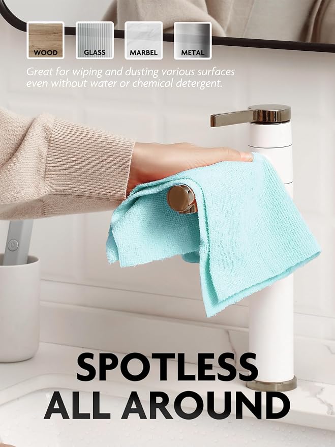 Fantasticlean Microfiber Cleaning Cloth Roll- 75 Sheets, Tear-away Microfiber - Image 4