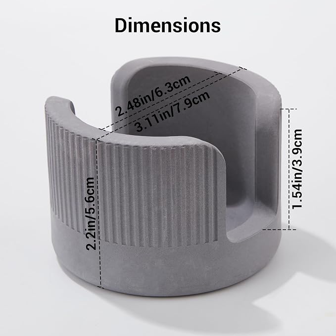 Quick Drying Diatomite Stone Sponge Holder, Compact Sponge Caddy - Image 2