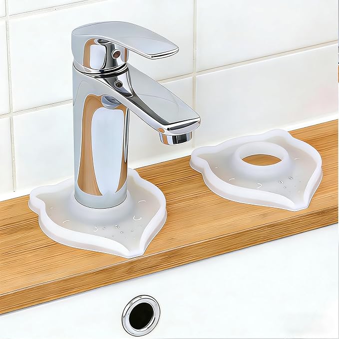 Compact Silicone Kitchen Sink Faucet Splash Proof Mat, Tap Water Diversion by WSIWZAI
