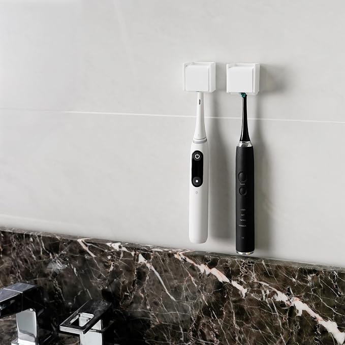 2 PCS Toothbrush Holder Wall Mounted - Image 6