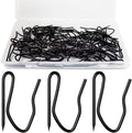 Curtain Hooks Drapery Hooks 60 Pack 1.3 Inch Large Heavy Duty Stainless Steel by HOME
