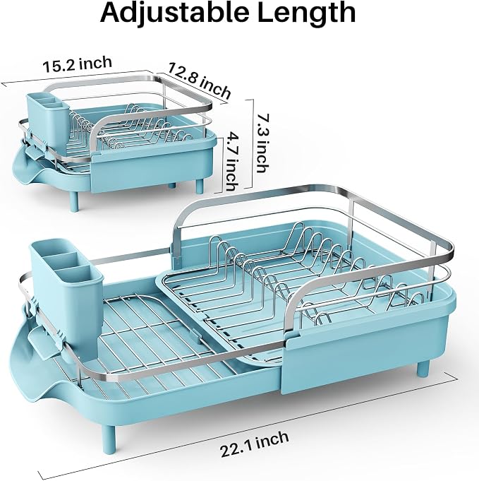 SNTD Expandable Dish Drying Rack - Image 2