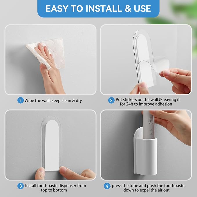 MOPMS Electric Toothbrush Holders Wall Mounted - Image 7