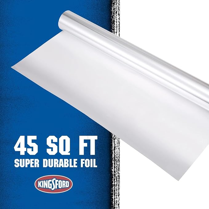 Kingsford Heavy Duty Non-Stick Grilling Aluminum Foil Roll, 45 Sq Ft, 12-Pk | - Image 5
