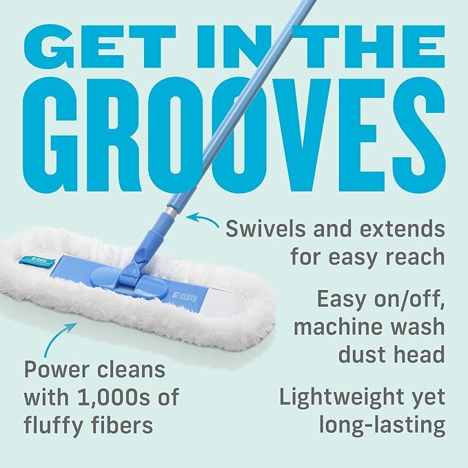 E-Cloth Duster & Cleaning Bundle, Cloth Set, Dusting Mop & Glove | Includes - Image 6