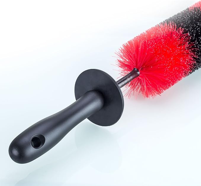 Premium Wheel /Rim Cleaning Brush Long Soft Bristle, Car Wheel Brush, Rim Tire - Image 2