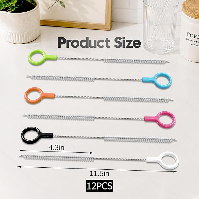 AONEZ Straw Cleaner Brush Set - Image 2
