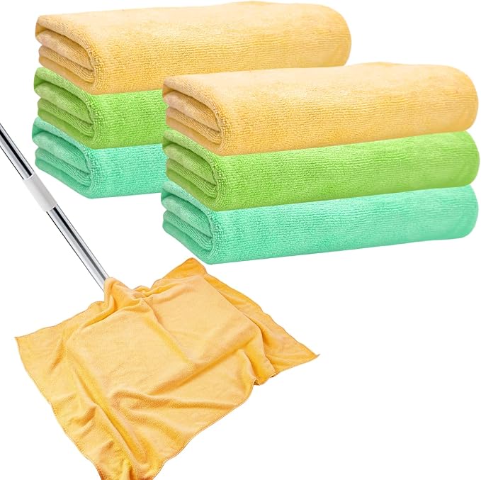 6 Pcs Extra Large Microfiber Cleaning Cloth, Microfiber Towels by CODOHI