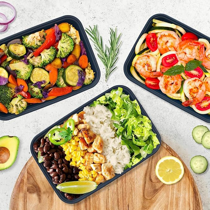 Bentgo Prep - 20-Piece 1-Compartment Reusable Meal Prep Containers - Image 2