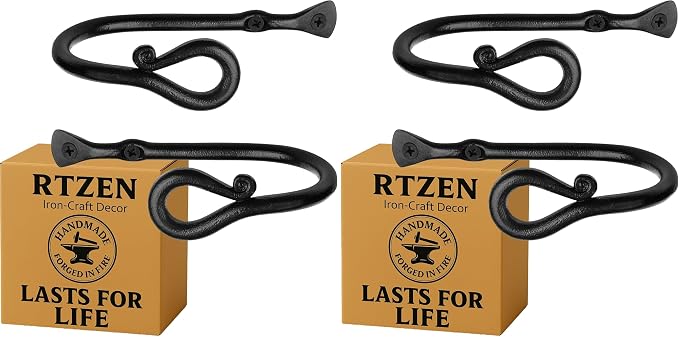 RTZEN Decorative Metal Curtain Tiebacks by RTZEN