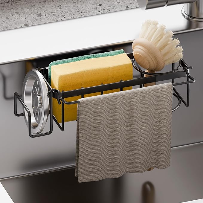 TAILI 4-in-1 Sponge Holder for Kitchen Sink by TAILI