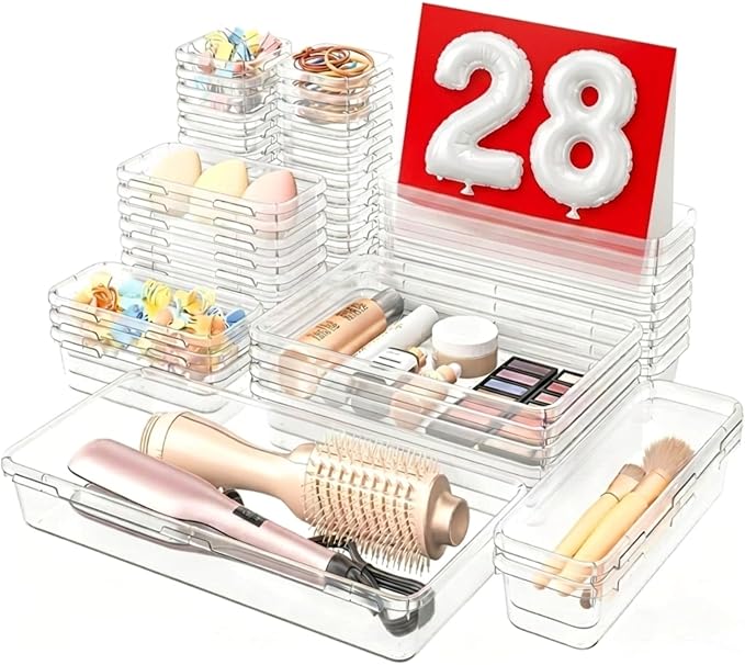 A-LuGei 【Military Grade】 Drawer Organizer, 【】 Makeup organizer by A-LUGEI