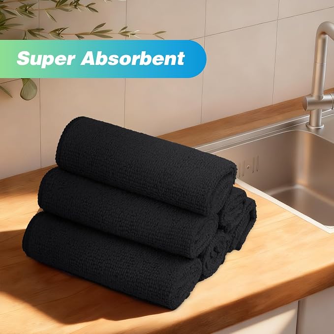 HOMEXCEL Microfiber Cleaning Cloth, 24 Pack Cleaning Rags - Image 5