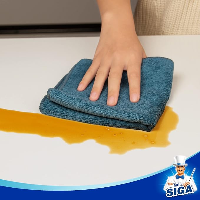MR.SIGA Microfiber Cleaning Cloths, All Purpose Cleaning Towels - Image 3