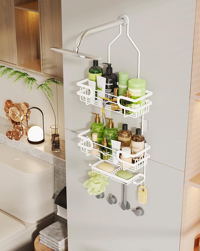 HapiRm Bathroom Hanging Shower Caddy - Image 7