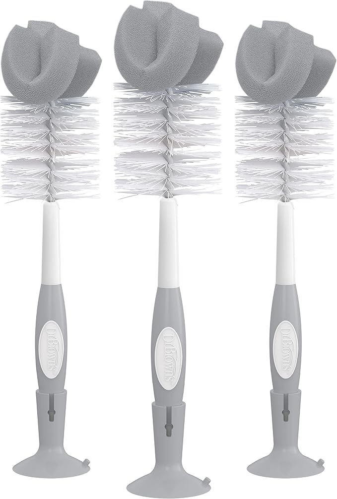 Dr. Brown's Reusable Sponge Baby Bottle Cleaning Brush Set by Unknown